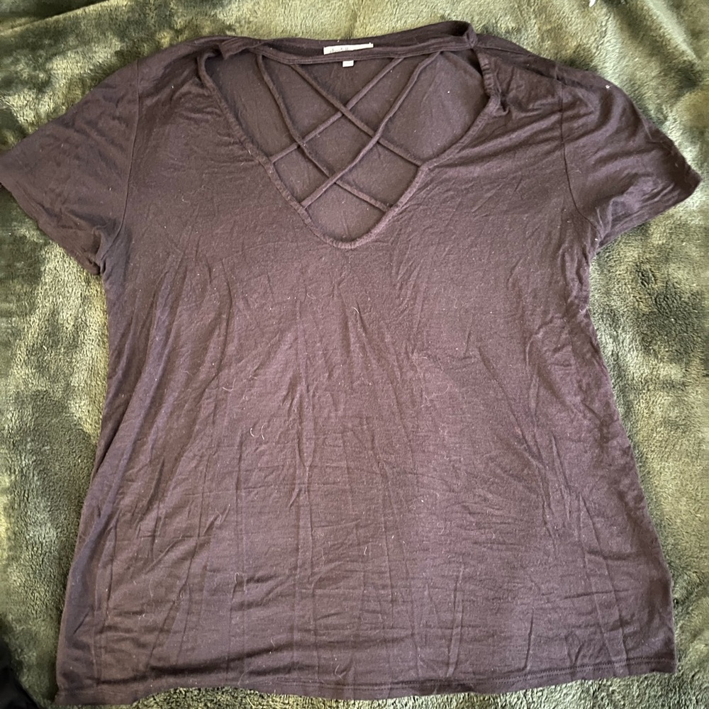 Crisscrossed Tshirt